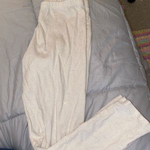 Faded Glory Girl’s White Sparkly Legging